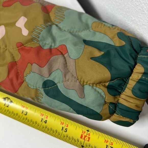 Obey Bunker multi-color drip camo jacket Size M Women’s Full Zip - Picture 7 of 9